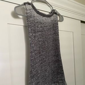 Gray muscle tank top